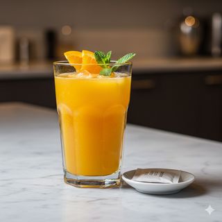 Spremuta di arancia con o senza zucchero 