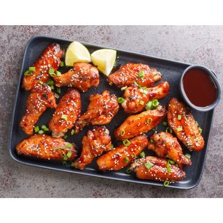 Sticky Bbq Wings 6 Pcs