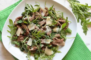 Straccetti di cavallo rucola e grana
