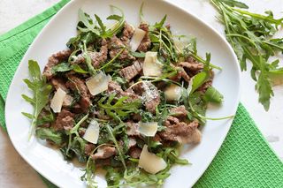 Straccetti di cavallo rucola e grana