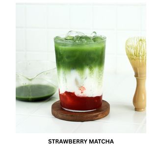 Strawberry matcha