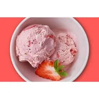Strawberry ice cream