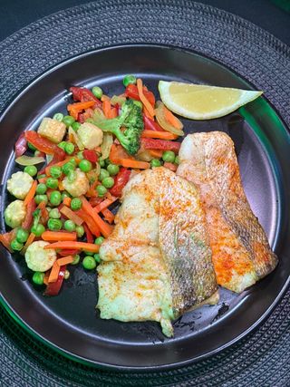 Судак с мексиканской смесью (300г)