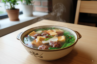 Суп с фрикадельками и тофу (400мл)