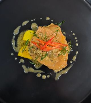 Svinjetina u lovačkom umaku s palentom