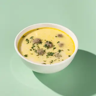 Сырный суп с фрикадельками (350м)