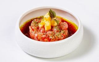 Ta4. Tartare gamberi rossi