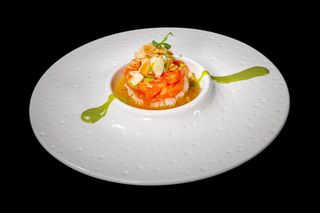 Tartare sake mandorle