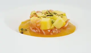 Ta9.Tartare sake mango