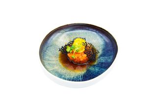 Exotic salmone tartare