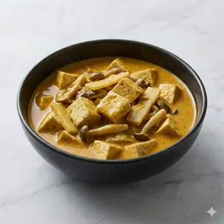 Tofu con latte di cocco