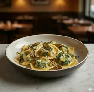 Tortelli verdi burro e salvia