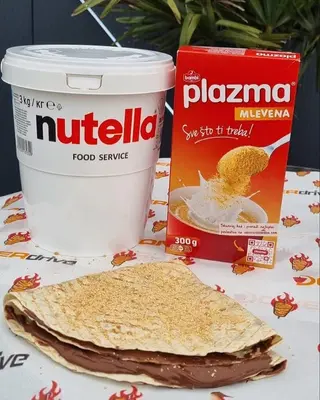 Nutella tortilla