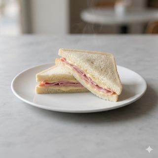 Tramezzino cotto e formaggio