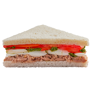 Tramezzino tonno, pomodor,o mozzarella e origano