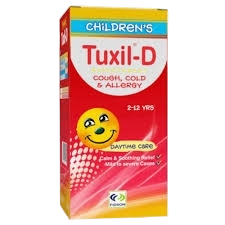 Tuxil D Children Cough Syrup, 100Ml