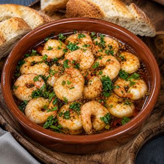 Tagine Pil-Pil À L'Ail