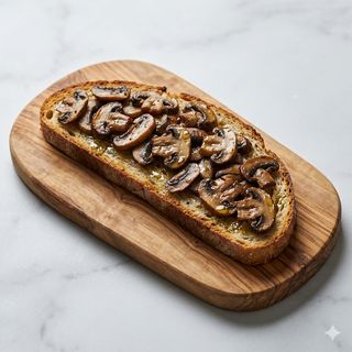 Tagliata di funghi e olio al tartufo