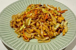 Tagliatelle di riso con carne（肉沫河粉）