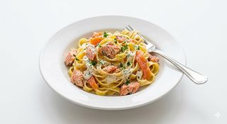 Tagliatelle al salmone