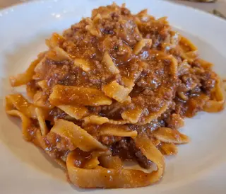 Tagliatelle al ragù