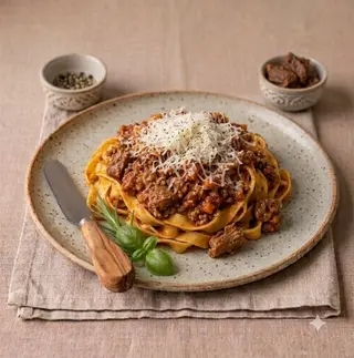 Tagliatelle alla bolognese