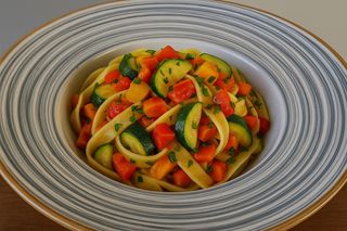 Tagliatelle vegetables