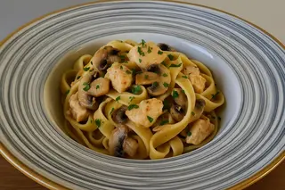 Tagliatelle chicken and mushroom