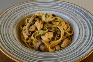 Tagliatelle chicken and mushroom