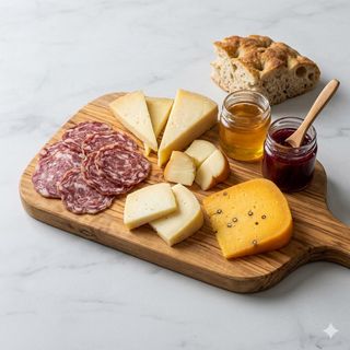 Tagliere di salumi e formaggi presidio slow food