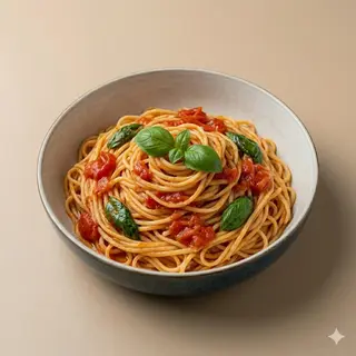 Tagliolini pomodoro e basilico