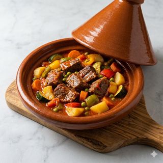 Tajine di Manzo con verdure di stagione