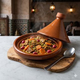 Tajine di vitello con verdure