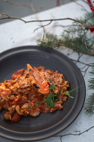 Tagliatelle s gamborima