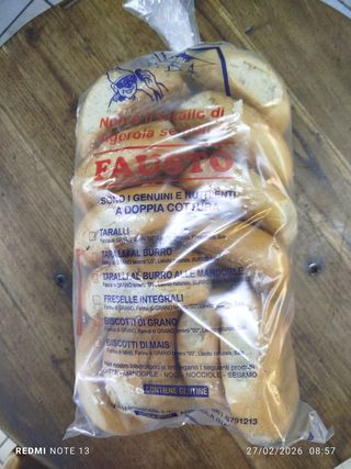 Taralli doppia cottura prodotto tipico di Agerola 