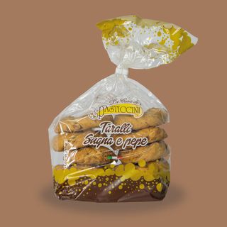 Taralli sugna e pepe confezione da 500 g