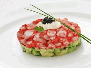 Tartare di gamberi rossi
