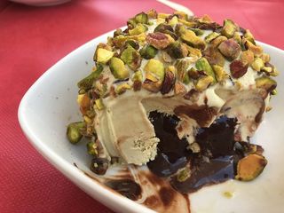 Tartufo di pizzo a pistacchio