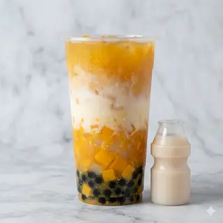 Tea al passion fruit e yakult
