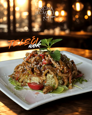 Teleći wok sa noodlama