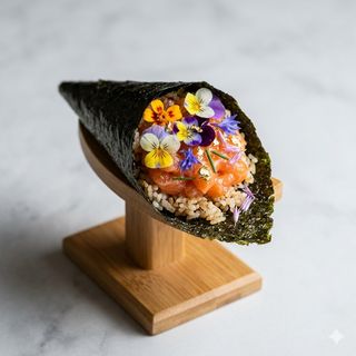 141.Temaki flower
