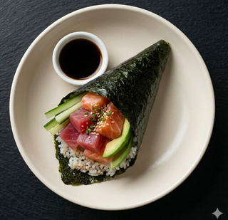 31. Temaki salmone