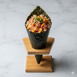 138.Temaki spicy tuna