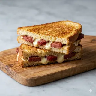 Toast formaggio e sucuk
