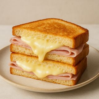 Toast prosciutto cotto e fontina