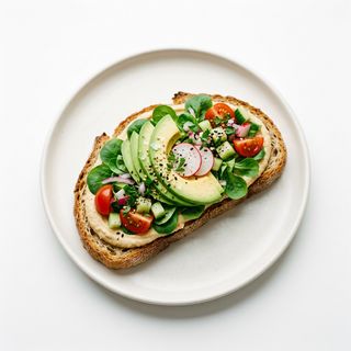 Avocado toast veg