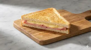 Toast cotto e sottiletta  