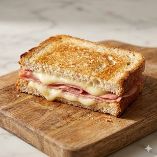 Toast prosciutto cotto e mozzarella