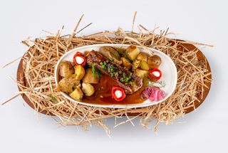 Томлёная баранина с картофелем (570г)