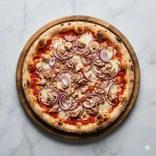 Pizza tonno e cipolla